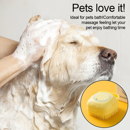 Soft Dog Brush: Make bathing your dog much more practical and enjoyable! This dog bathing brush was developed to gently clean, massage, and remove dirt, providing comfort and well-being to your pet. With soft and resistant bristles, it helps to spread the