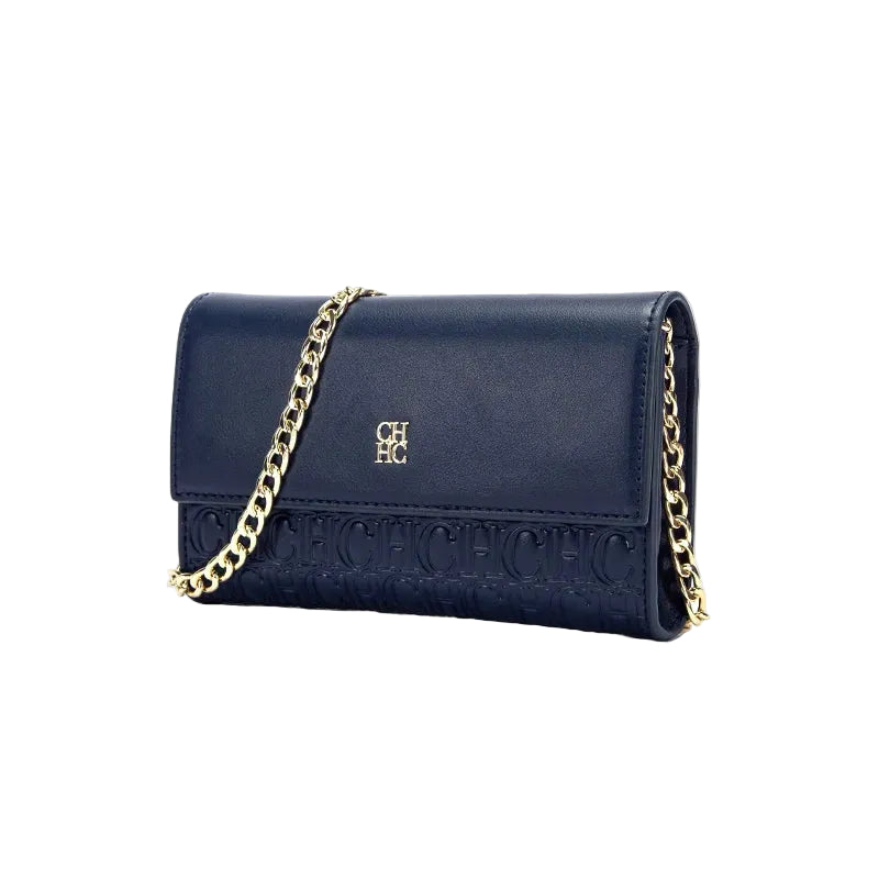 CH Women's Shoulder Bag New Magnetic Flip Chain Bag Brown Small Square Bag Wallet