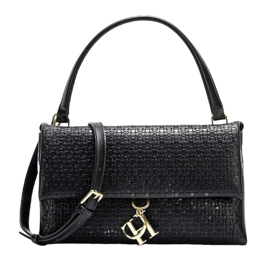 CH Women's Shoulder Bag Detachable Chain Light Luxury Underarm Bag Fashion Simple Large Capacity Solid Color Shoulder Strap