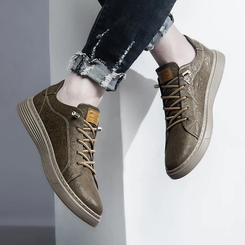 Men's Shoes Fashion Lace Up Oxford Shoes Outdoor Shoes for Men Sneakers Office Dress Shoe Italian Casual Shoe