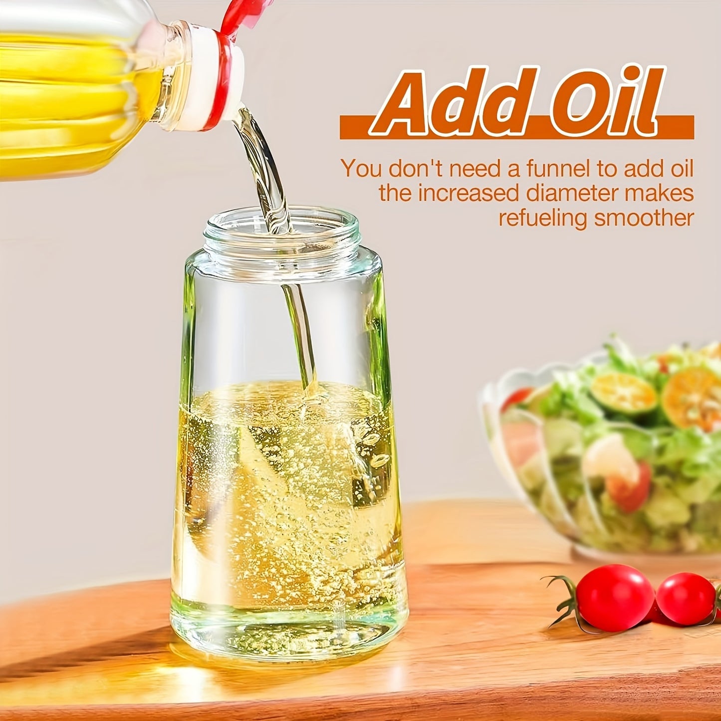 2pcs—Hand-Held Oil Spray Bottle, Oil Spray And Pour Oil 2 in 1, Olive Oil Sprayer And Oil Dispenser, Fat Reduction Oil Spray Pot Artifact, Kitchen Oil Dispenser Bottle, Oil Spray Bottle, Oil Sprayer, Oil Spray Bottle, for K